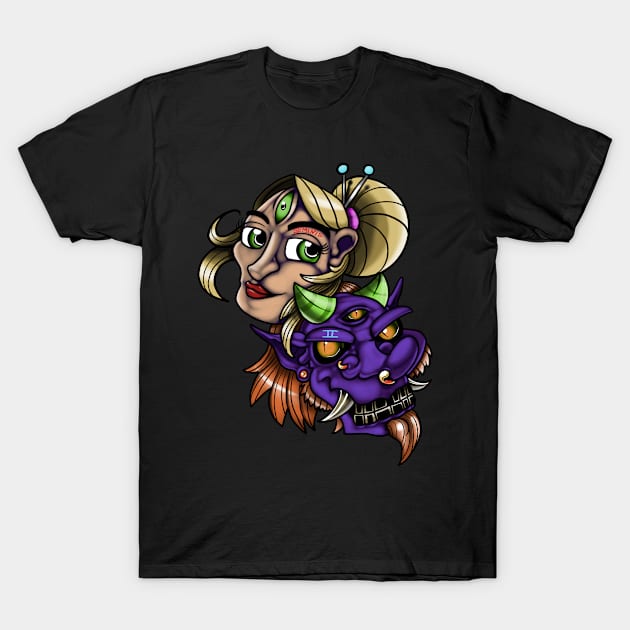 Twinning T-Shirt by gothicnightmarepws